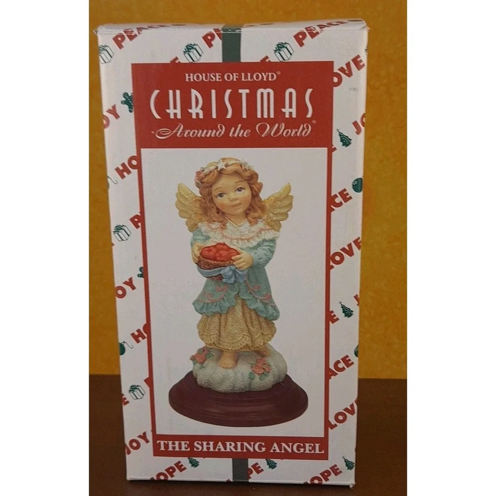 House of Lloyd Christmas Around the World The Sharing‎ Angel #542383 Sealed 1997